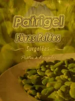 Fèves pelées surgelées.