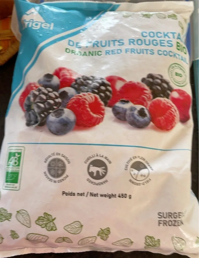 Cocktail de fruits rouges bio