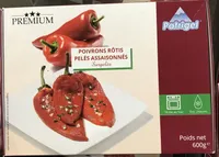 Poivrons Rôtis Pelés assaisonnés