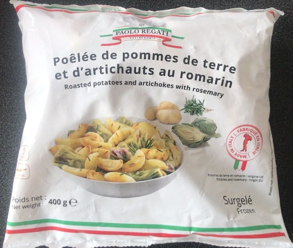Poelee pommes de terre etvartichauts au romarin
