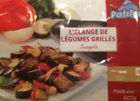 Mélange de légumes grillés surgelé