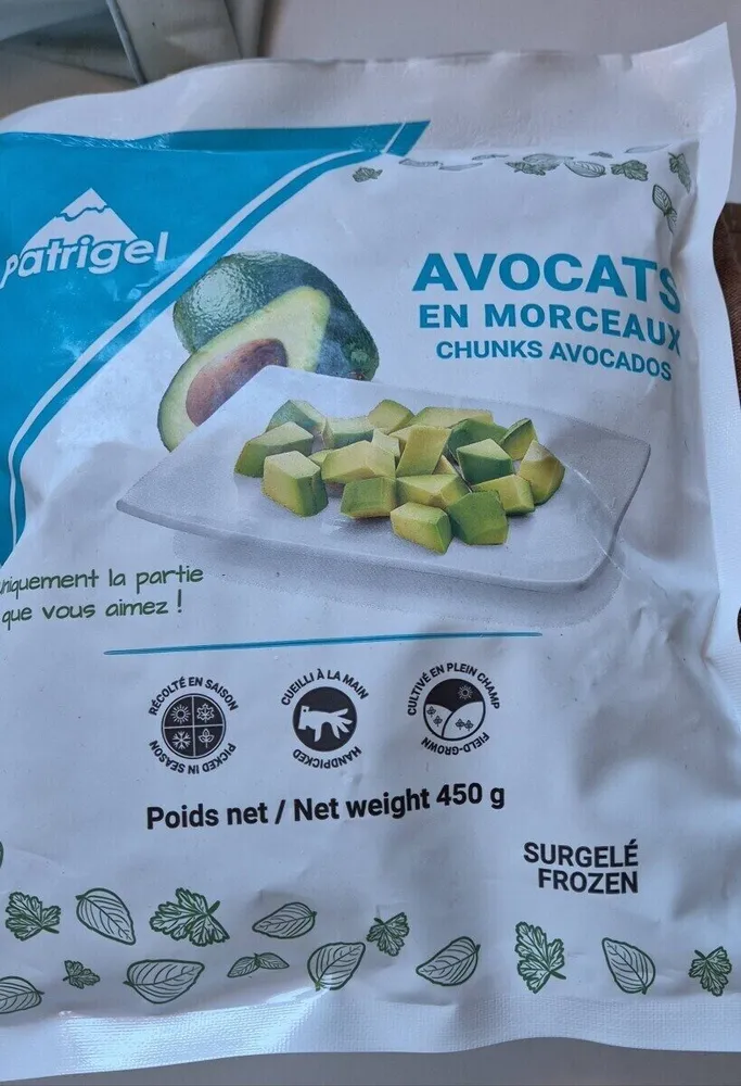 Avocats en morceaux