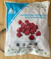 Framboises entieres
