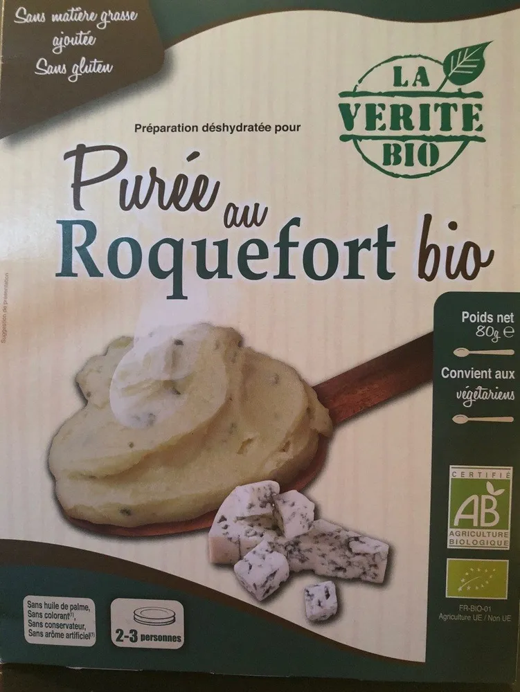 Purée au Roquefort bio