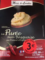 La Puree Façon Basquaise Au Piment D'espelette - De Marie De Livinhac