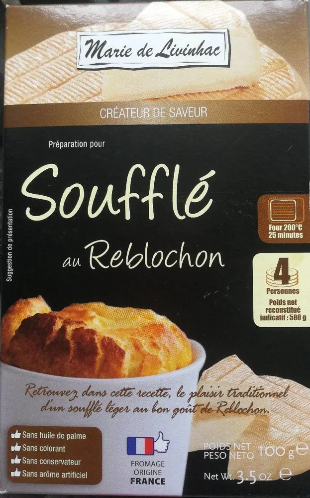 Soufflé au reblochon