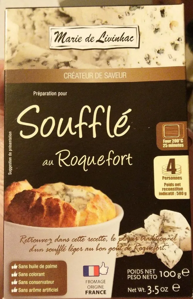 Préparation pour Soufflé au Roquefort