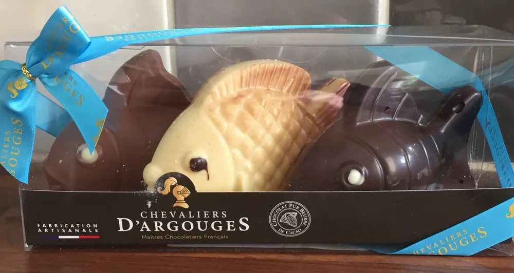 Assortiment poissons au chocolat