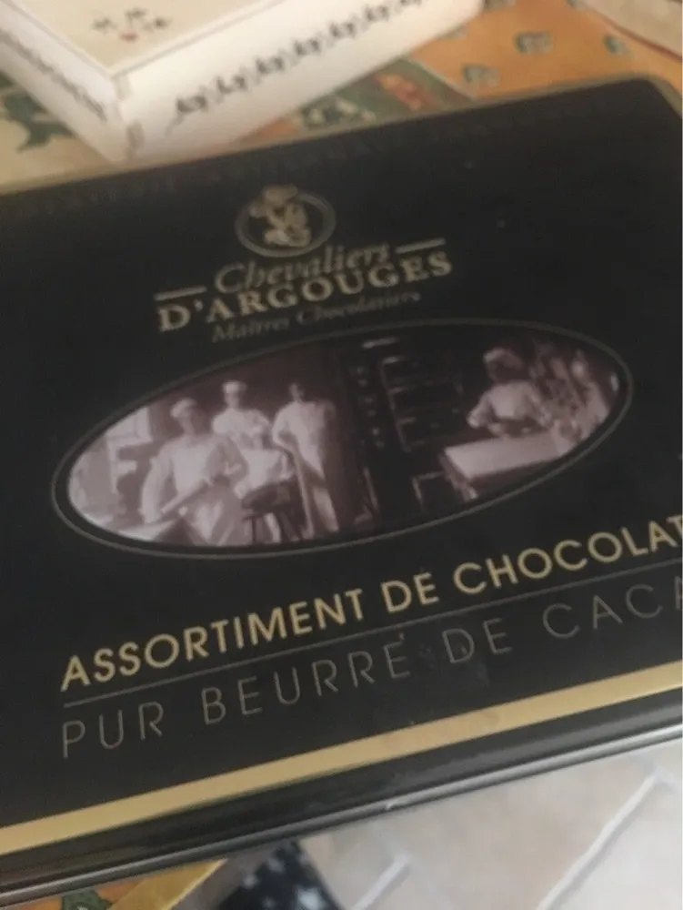 Assortiment de chocolats Chevaliers D'Argouges