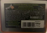 Chocolat Gianduja aux noisettes