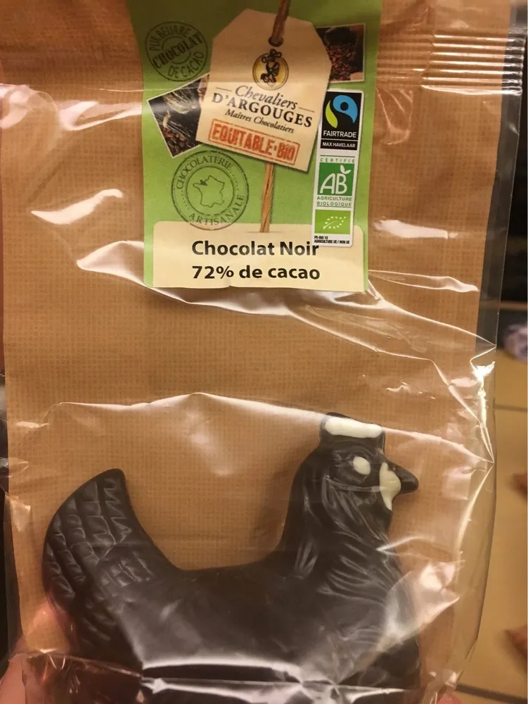 Poule au Chocolat Noir 72% de Cacao