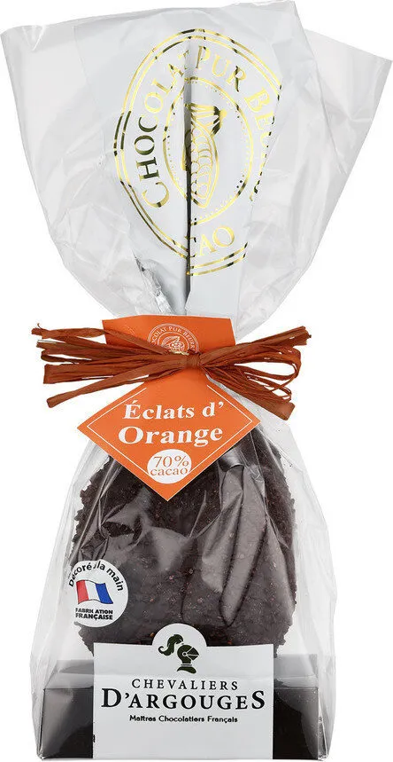 Œuf chocolat noir orange