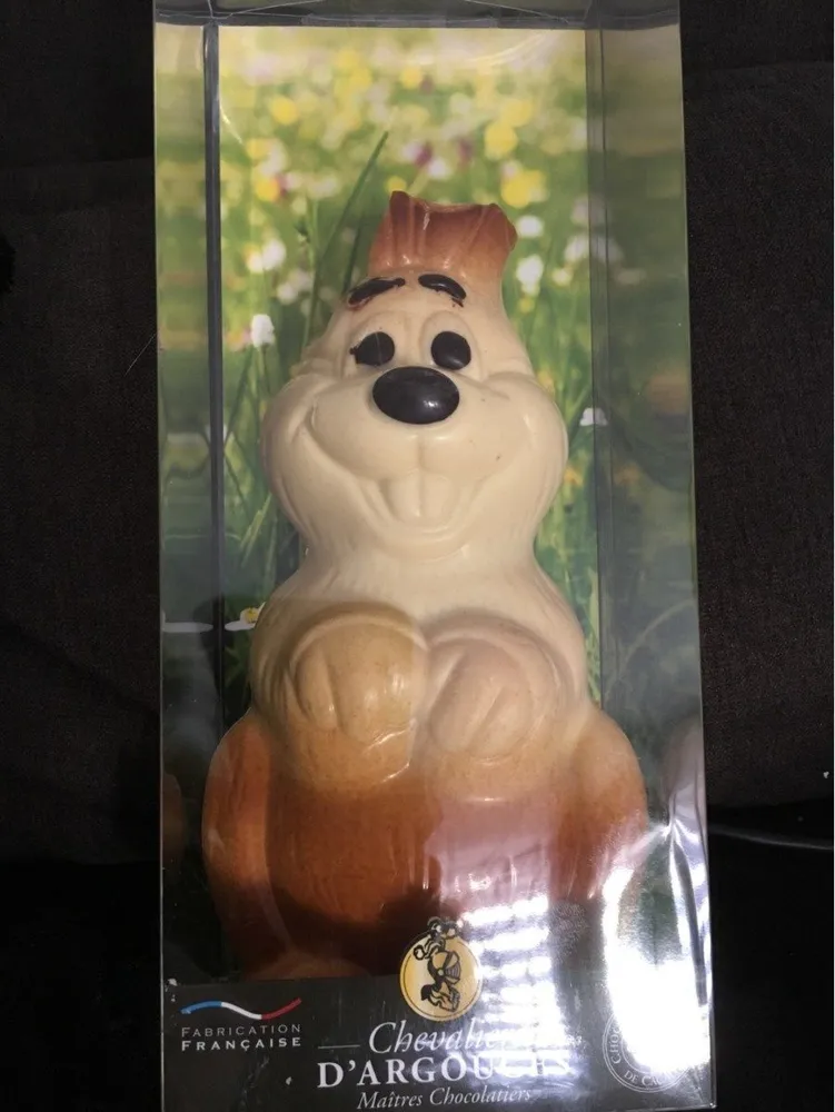 Lapin chocolat blanc