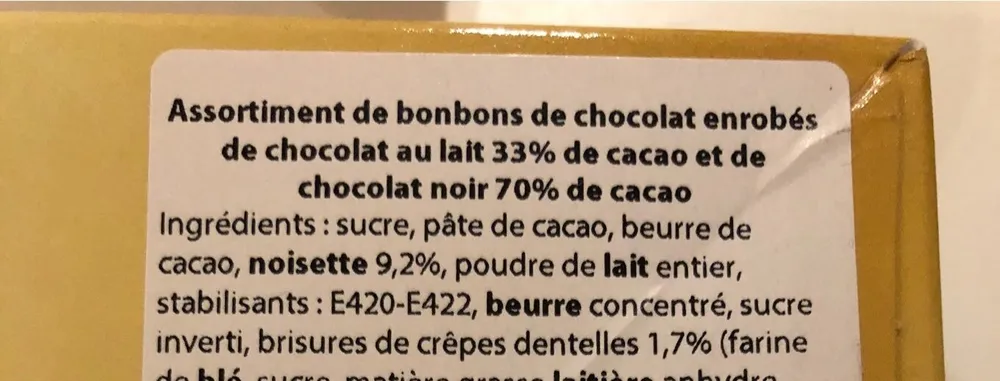 Chocolats