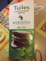 Tuiles chocolat noir menthe