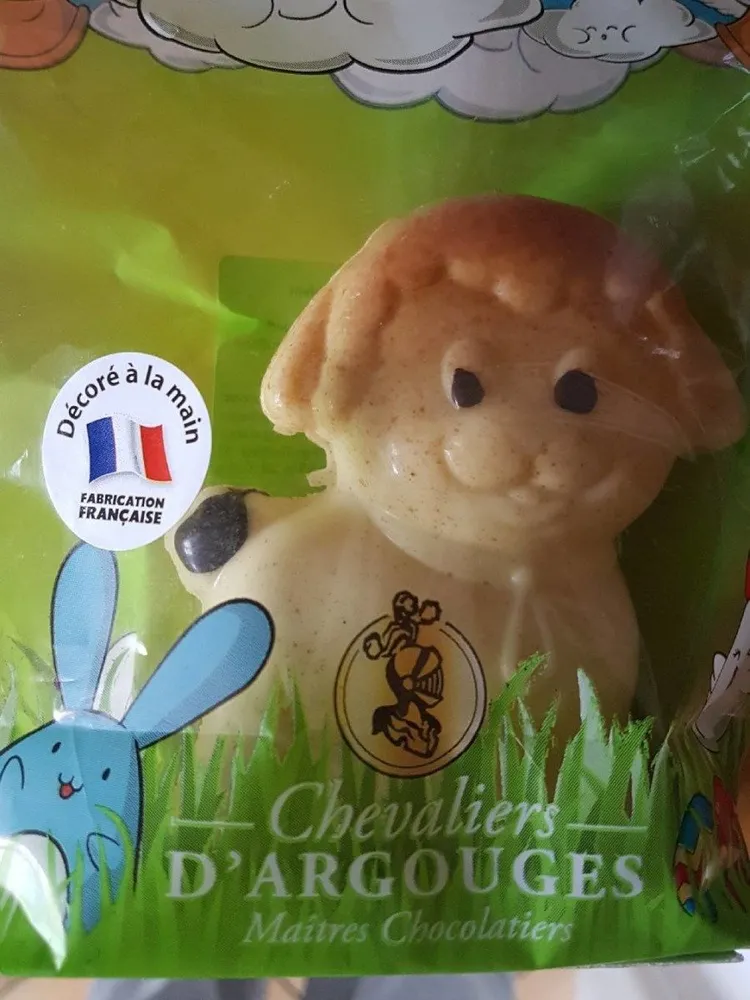 Mouton au chocolat blanc
