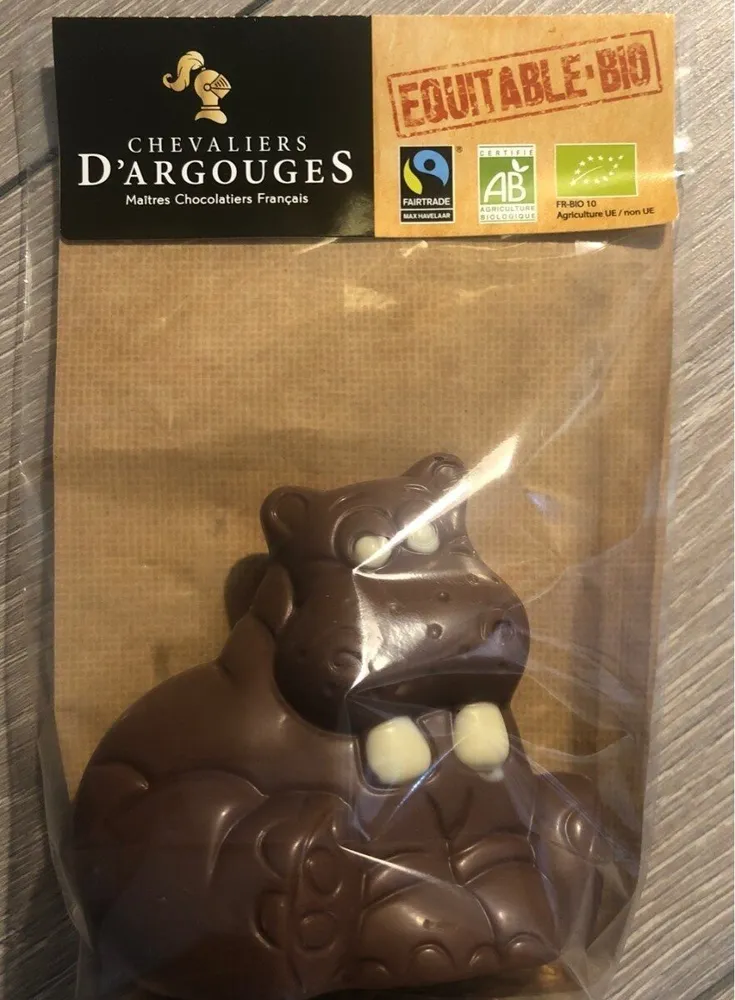 Hippopotame en chocolat