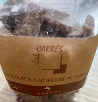 Chocolat au lait brisures de cereales