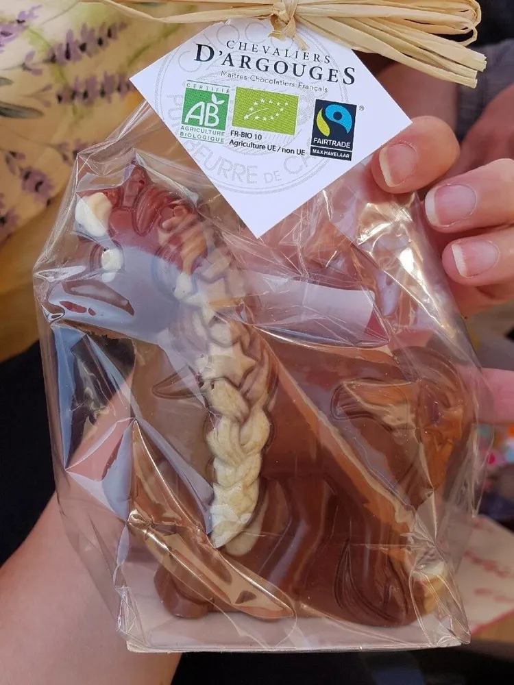 Licorne en chocolat