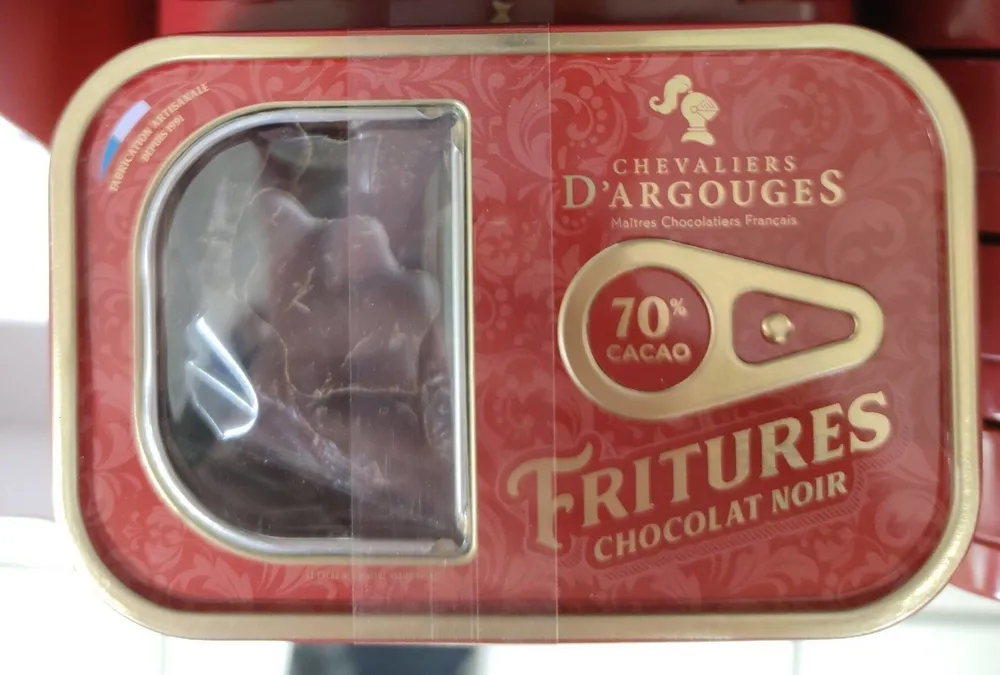 Fritures chocolat noir 70%