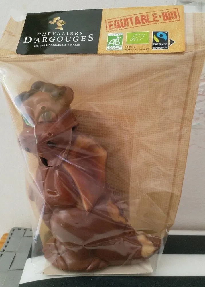 Dragon en chocolat au lait
