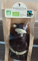 Père Noël au chocolat noir 72% de cacao bio