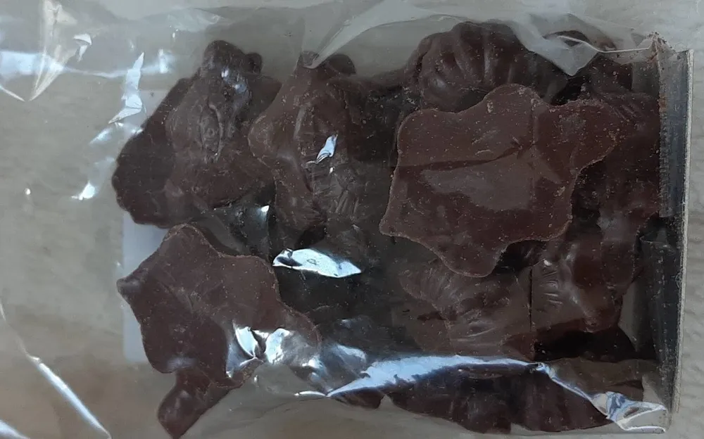 Chocolat réduit en sucre