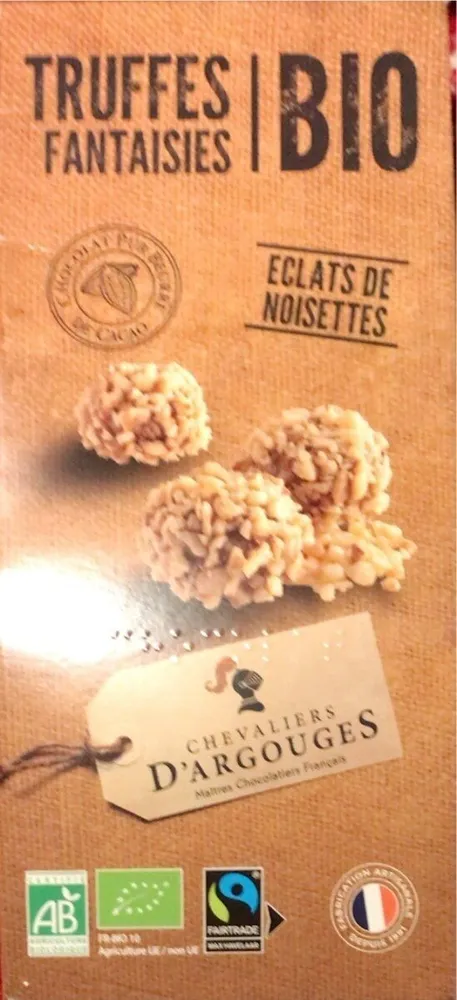 Truffes fantaisies Bio Eclats de noisettes