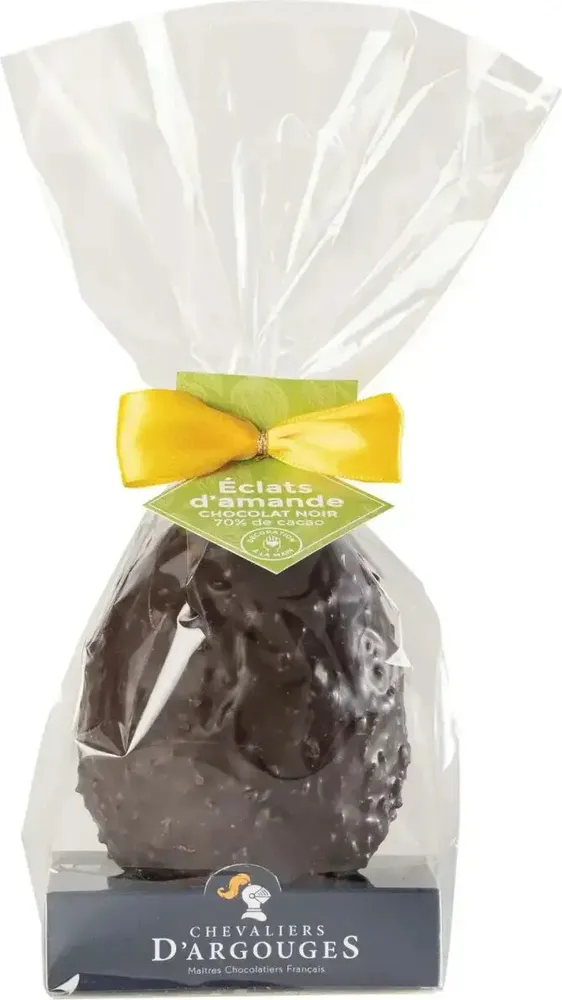 Œuf éclats d'amandes au chocolat noir