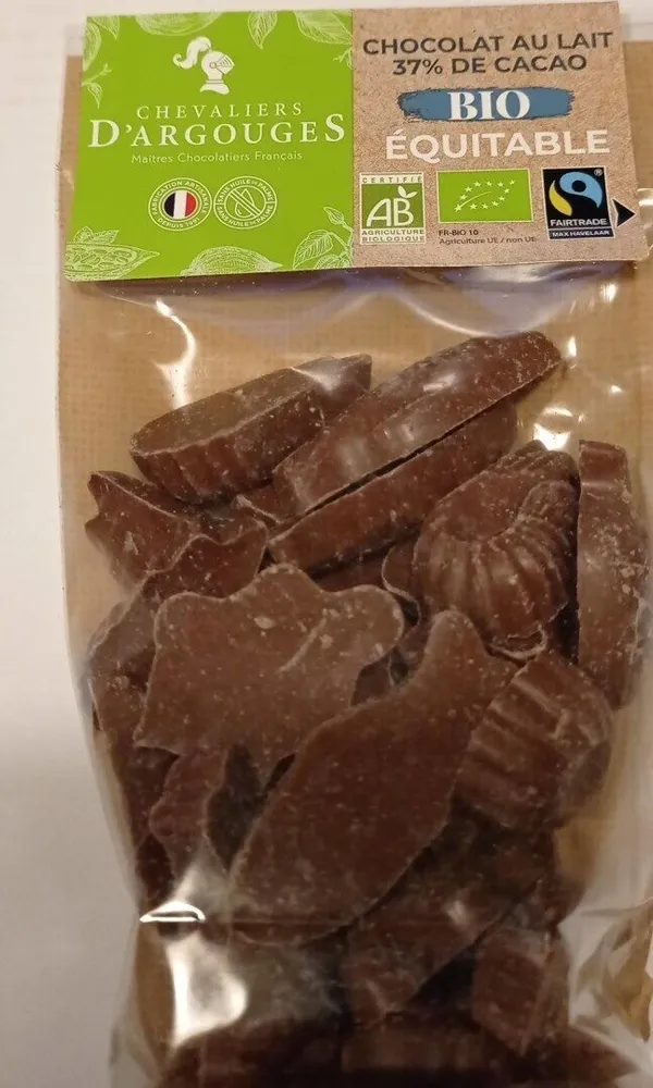 Chocolat au lait bio -37% cacao
