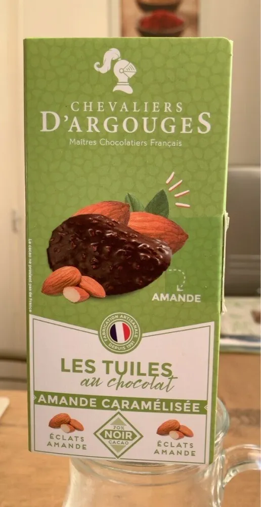 Les tuiles au chocolat