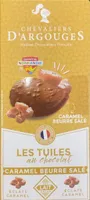 Les tuiles au chocolzt - caramel beurre salé