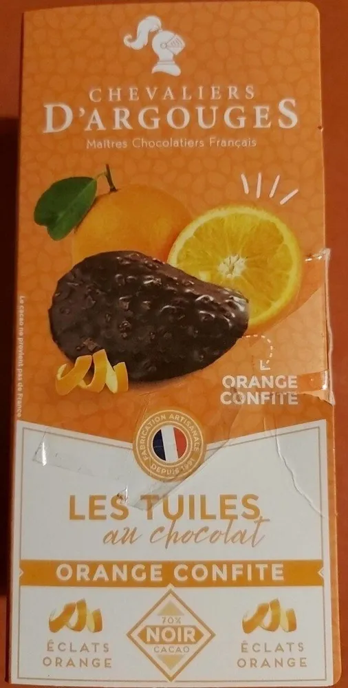 Les tuiles au chocolat