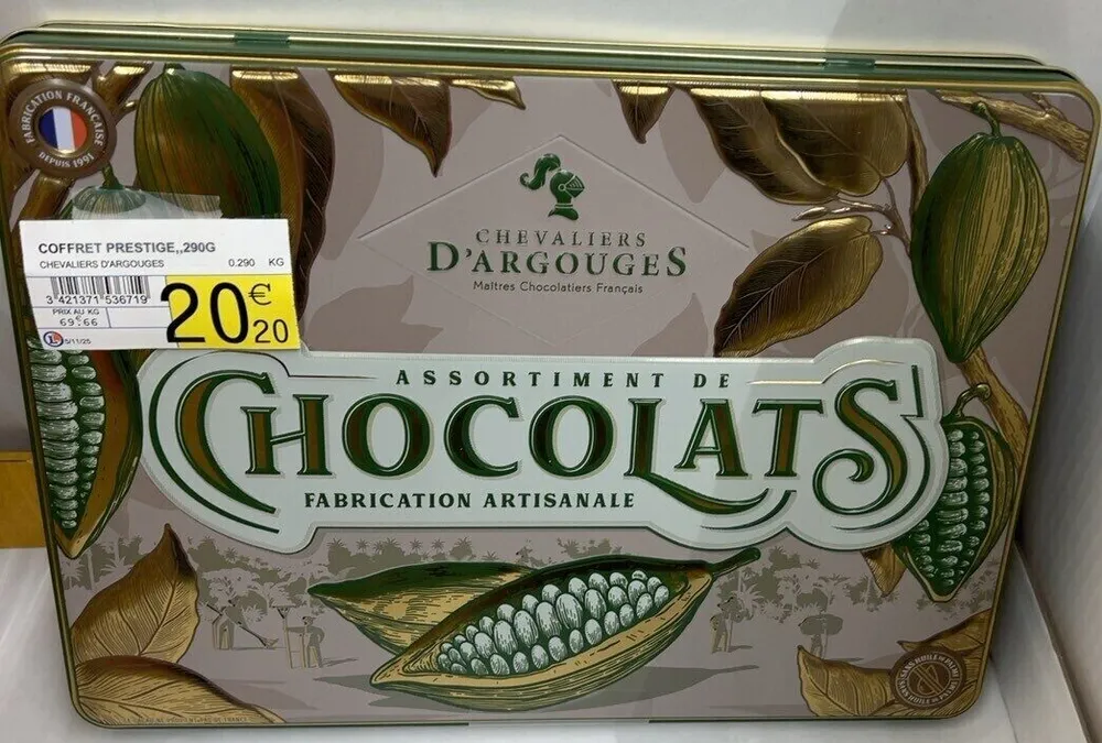 Assortiment de chocolats fabrication artisanale