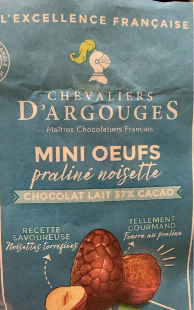 Mini œuf praliné noisette