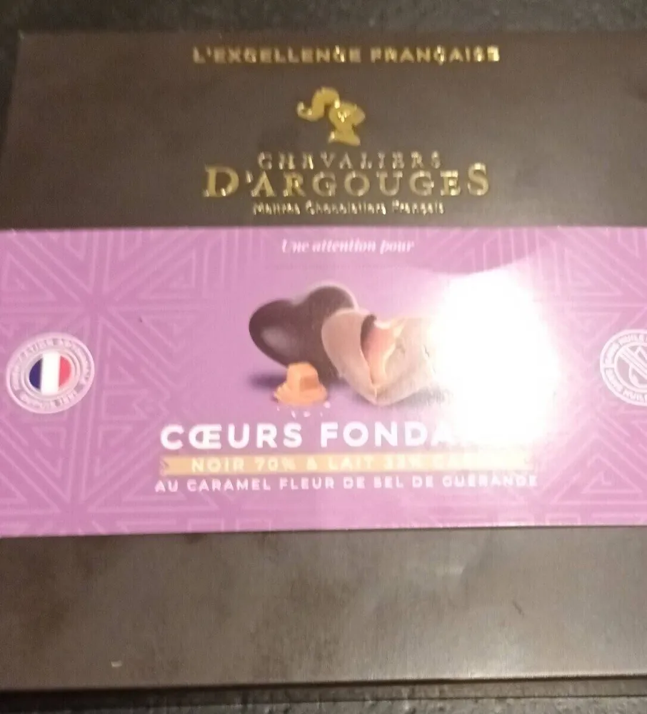cœurs fondants caramel
