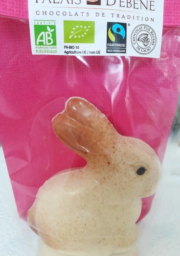 Lapin au chocolat blanc