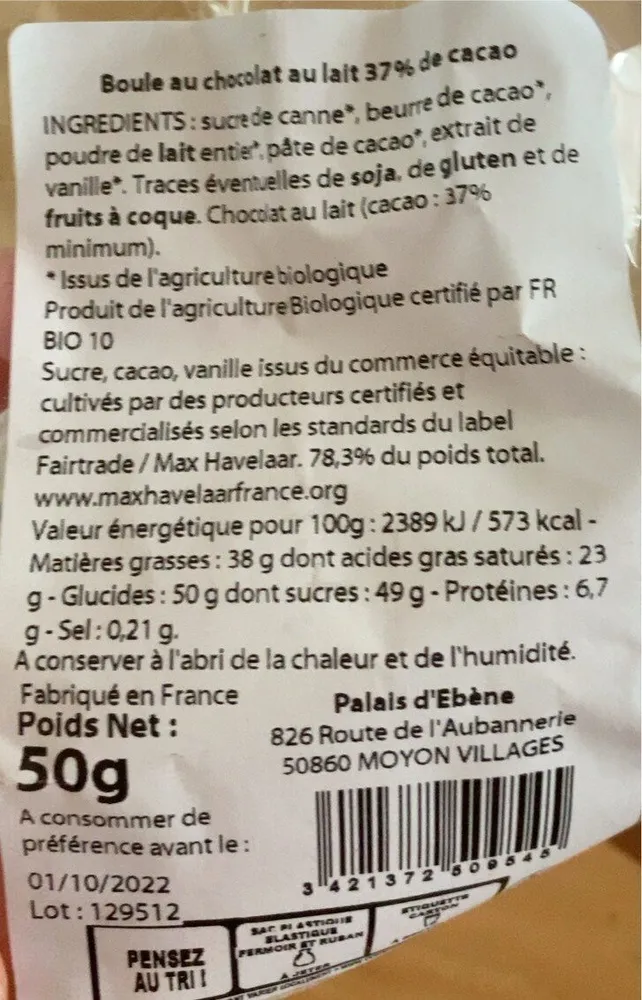 Boule au chocolat