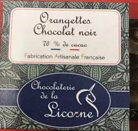 Orangettes Chocolat noir
