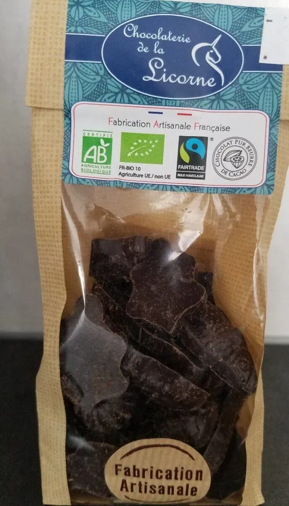 Friture en chocolat noir 72% de cacao
