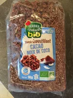 Muesli croustillant cacao noix de coco