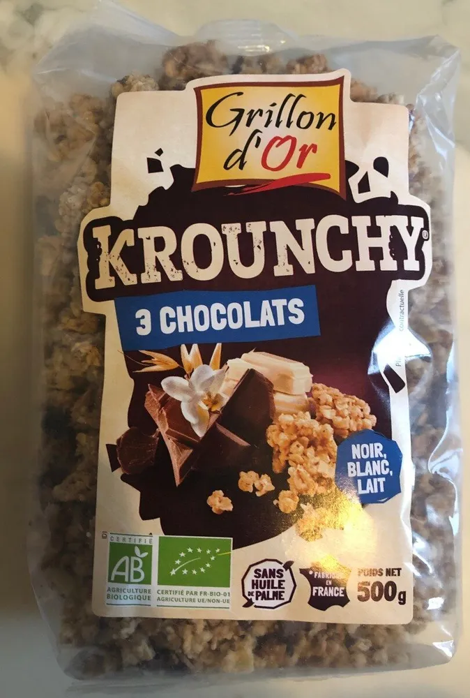 Krounchy 3 chocolats