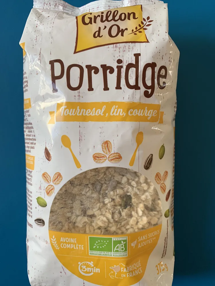 Porridge tournesol lin courges