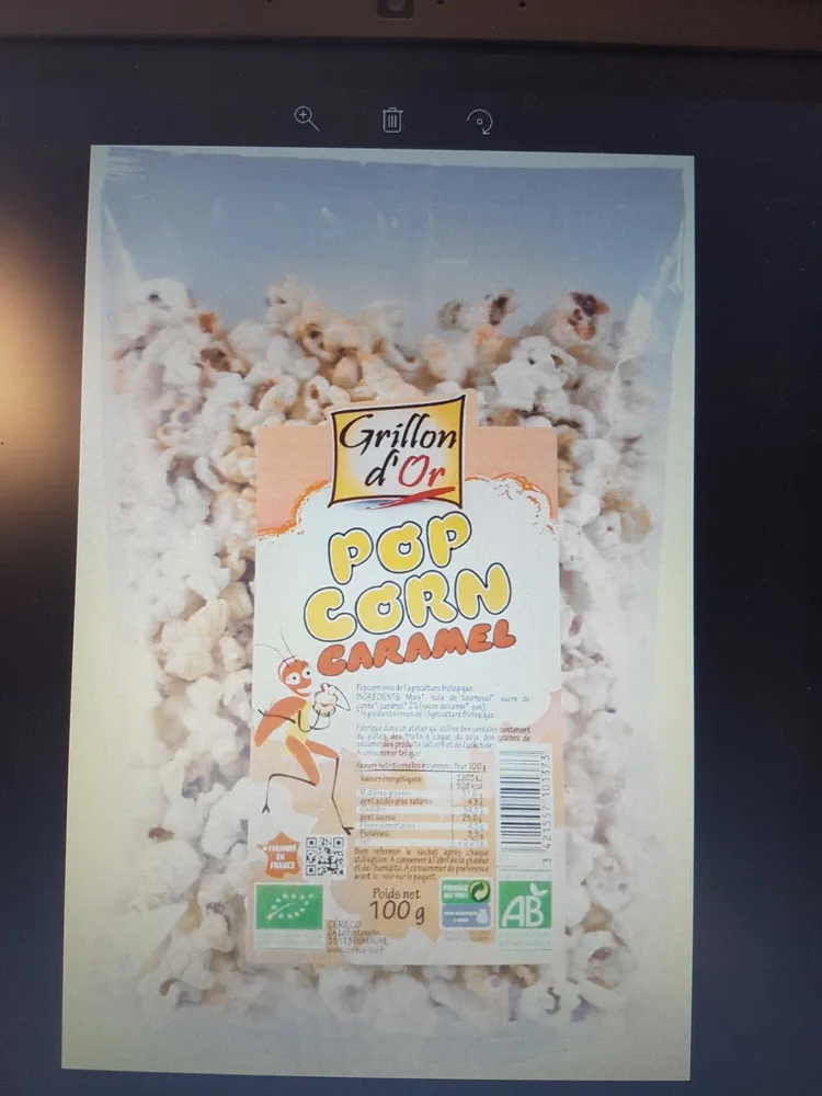 Pop Corn Caramelise