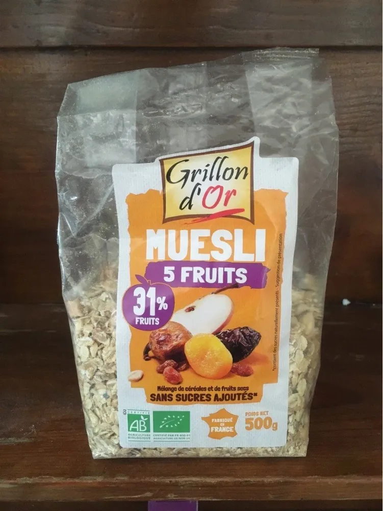 Muesli 5 fruits