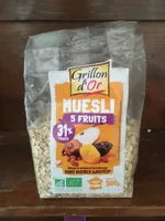 Muesli 5 fruits