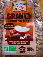 Muesli Gran'o Pommes & noix Grillon d'Or