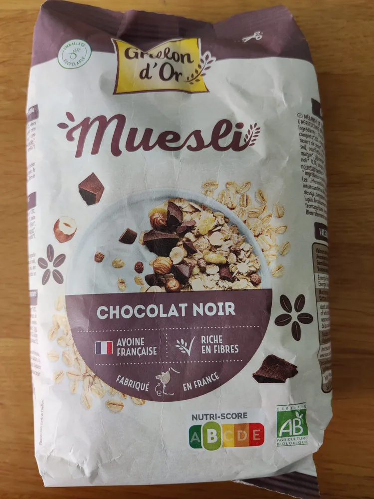 Muesli Chocolat noir