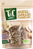 Muesli sarrasin pommes et miel