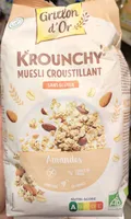 Krounchy sans gluten amande